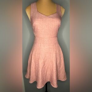 Altar'd State Pink Blush Sleeveless A-Line Dress